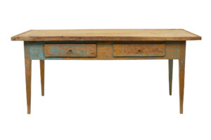 Mid 19th Century Original Paint Swedish Pine Bakers Table — thumbnail 9