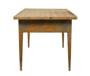 Mid 19th Century Original Paint Swedish Pine Bakers Table — thumbnail 5