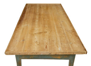 Mid 19th Century Original Paint Swedish Pine Bakers Table — thumbnail 3