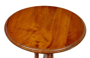 Early 20th Century Carved Teak Side Table — thumbnail 7