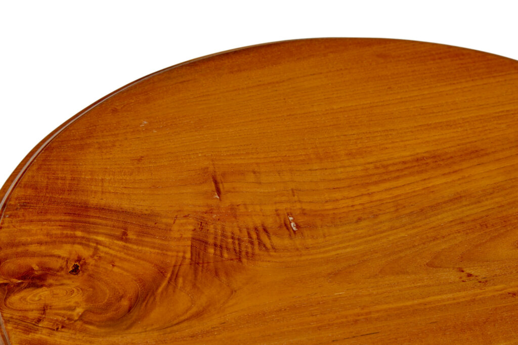 Early 20th Century Carved Teak Side Table — image 5