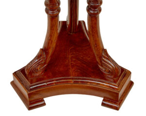 Early 20th Century Carved Teak Side Table — thumbnail 4