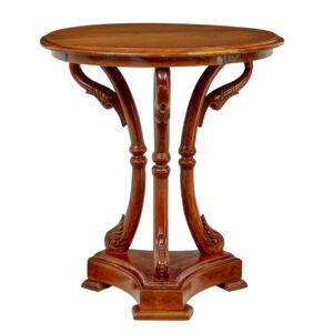 EARLY 20TH CENTURY CARVED TEAK SIDE TABLE