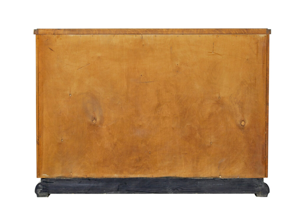 Scandinavian Art Deco Birch Chest of Drawers — image 6