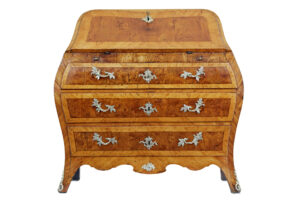 Rococo 18th Century Yew and Elm Bureau Desk — thumbnail 6