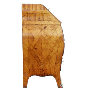 Rococo 18th Century Yew and Elm Bureau Desk — thumbnail 2