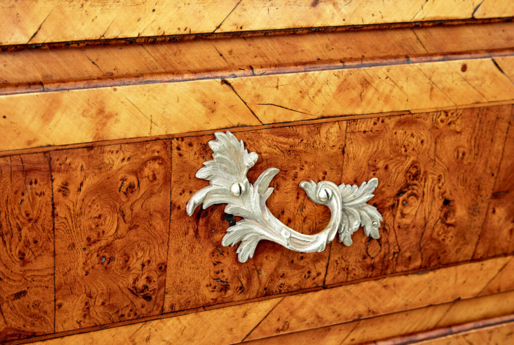 Rococo 18th Century Yew and Elm Bureau Desk — image 15