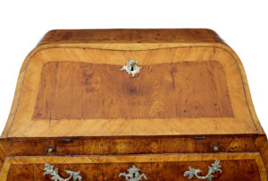 Rococo 18th Century Yew and Elm Bureau Desk — thumbnail 13