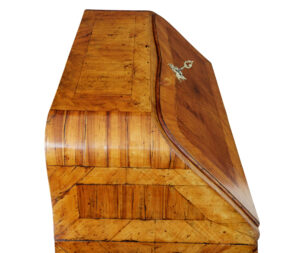 Rococo 18th Century Yew and Elm Bureau Desk — thumbnail 8