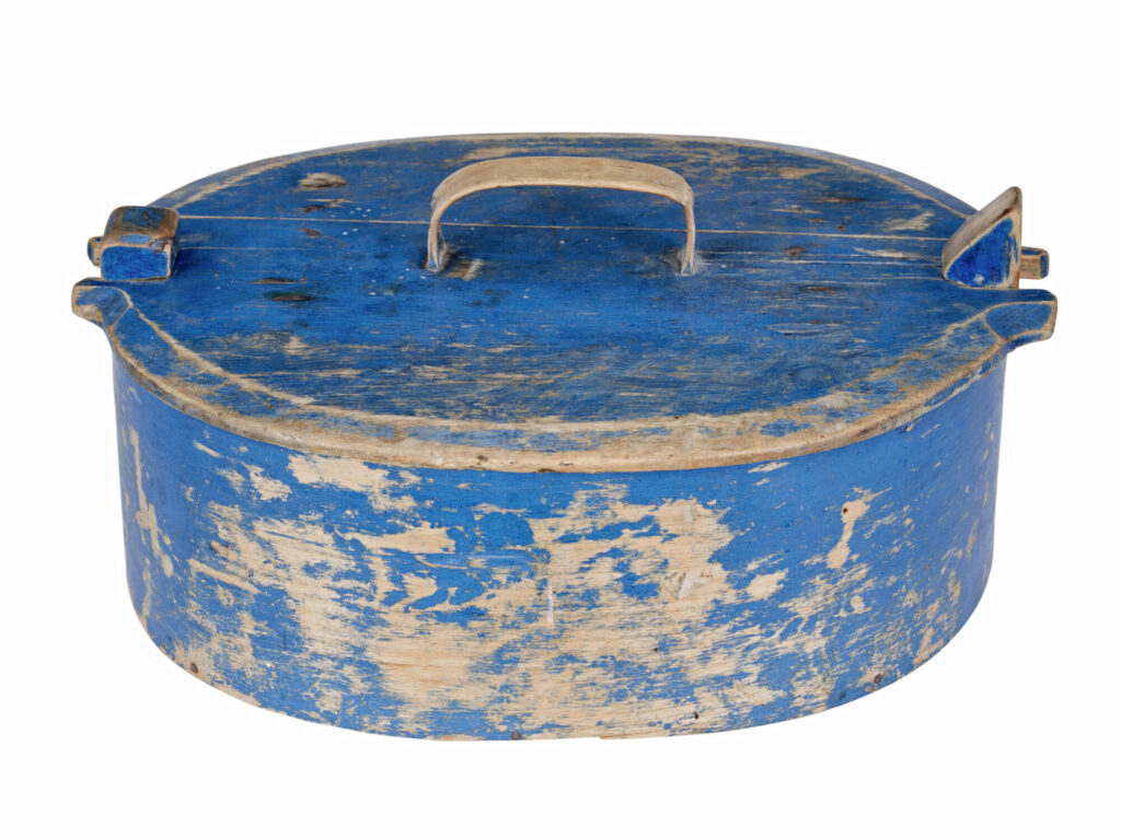 19th Century Hand Painted Tine Decorative Box — image 3