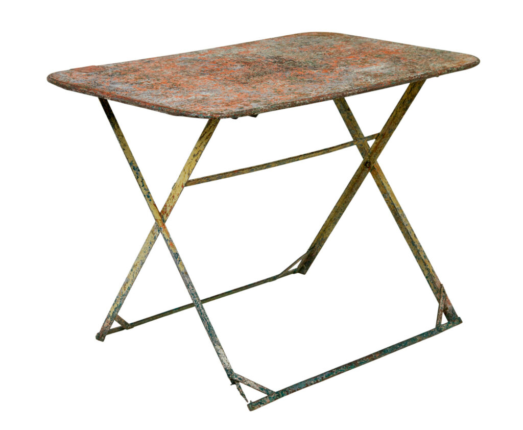 EARLY 20TH CENTURY FOLDING GARDEN TABLE
