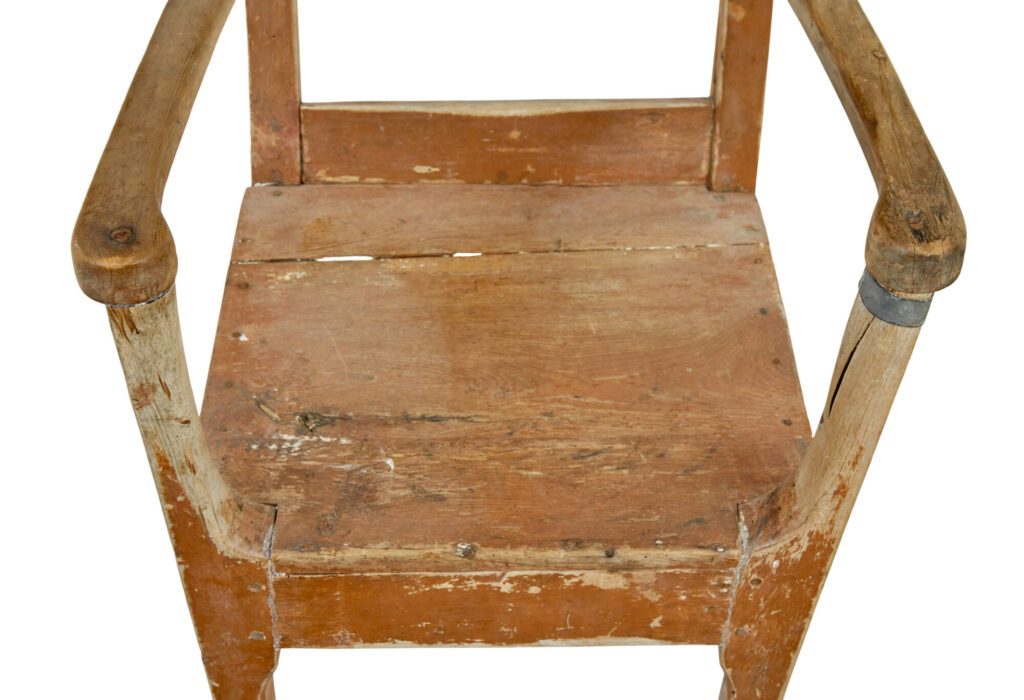 Traditional Early 19th Century Swedish Small Armchair — image 4