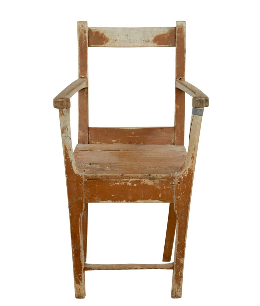 Traditional Early 19th Century Swedish Small Armchair — image 2