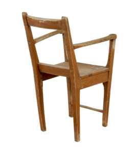 Traditional Early 19th Century Swedish Small Armchair — thumbnail 7