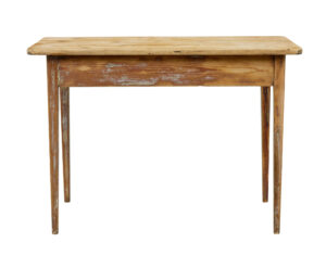 19th Century Swedish Scraped Pine Side Table — thumbnail 5