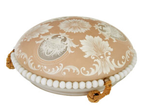 Mid Century Wedgwood Inspired Scandinavian Pendant Light — thumbnail 7