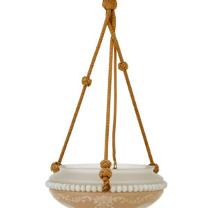 MID CENTURY WEDGWOOD INSPIRED SCANDINAVIAN PENDANT LIGHT