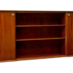 MID CENTURY SCANDINAVIAN SIDEBOARD WITH BOOKCASE