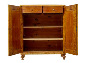 19th Century Swedish Birch Fitted Cupboard — thumbnail 9