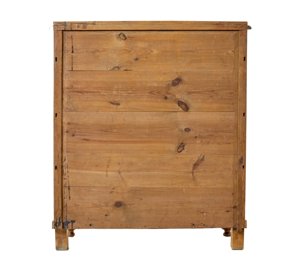 19th Century Swedish Birch Fitted Cupboard — image 7