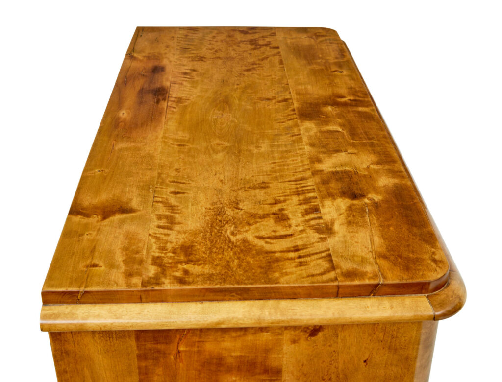 19th Century Swedish Birch Fitted Cupboard — image 3