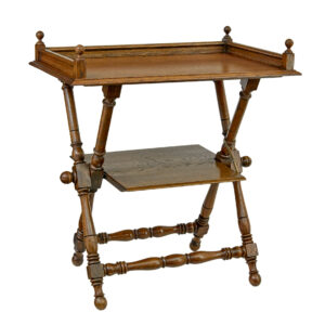 SWEDISH 19TH CENTURY OAK BUTLERS TRAY FROM BÄCKASKOG CASTLE