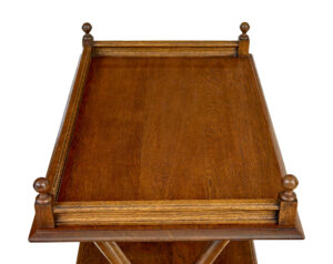 Swedish 19th Century Oak Butlers Tray from Bäckaskog Castle — thumbnail 4