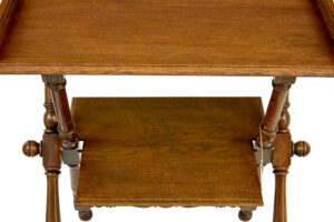 Swedish 19th Century Oak Butlers Tray from Bäckaskog Castle — thumbnail 2