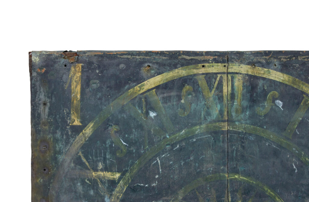 18th Century Swedish Turret Clock Face and Movement Rosendal Palace — image 5
