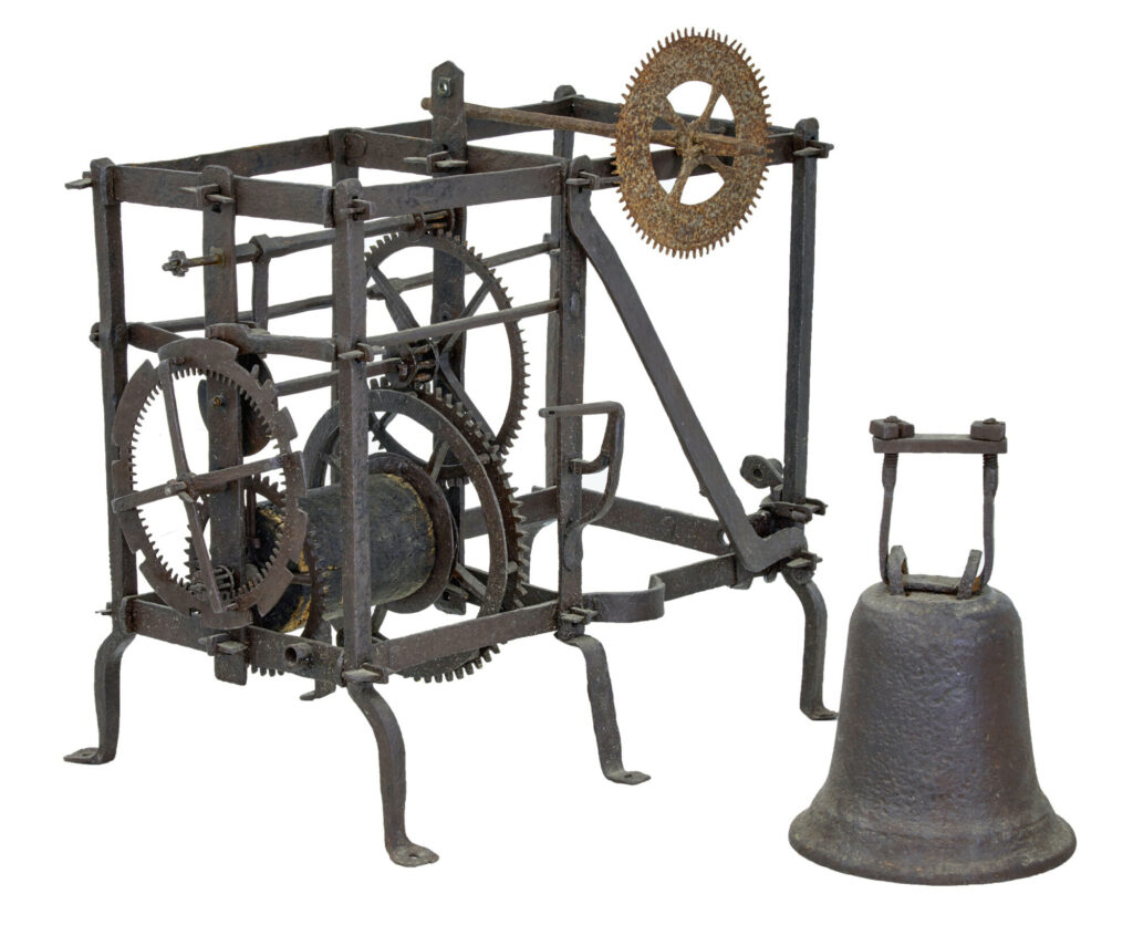 18th Century Swedish Turret Clock Face and Movement Rosendal Palace — image 4