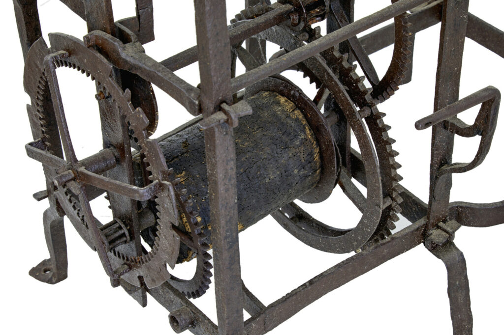 18th Century Swedish Turret Clock Face and Movement Rosendal Palace — image 3