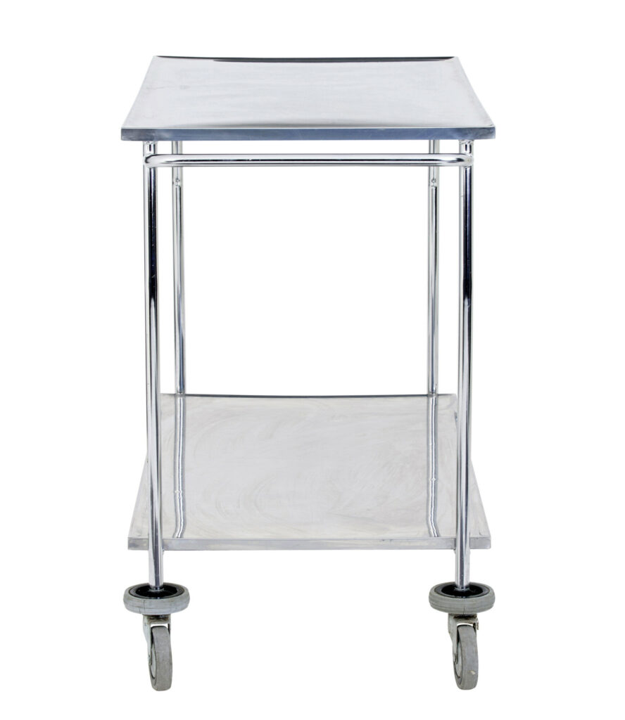 1970’s Stainless Steel Medical Trolley — image 2