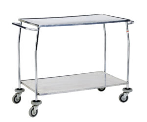 1970’s STAINLESS STEEL MEDICAL TROLLEY