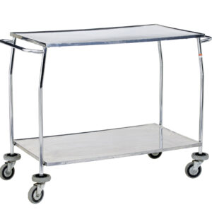 1970’s STAINLESS STEEL MEDICAL TROLLEY