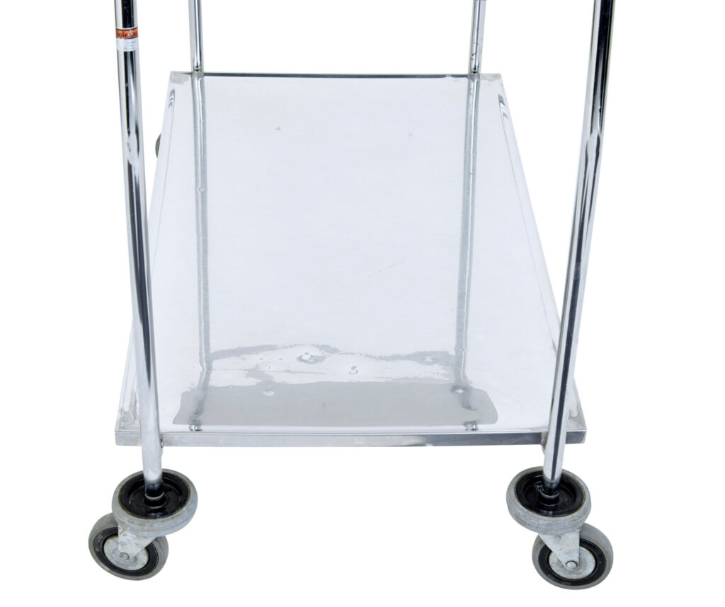 1970’s Stainless Steel Medical Trolley — image 3