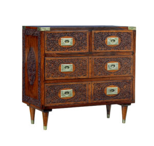 Mid 20th Century Carved Chest of Drawers by Fazal Rahim &Amp; Bros — thumbnail 6