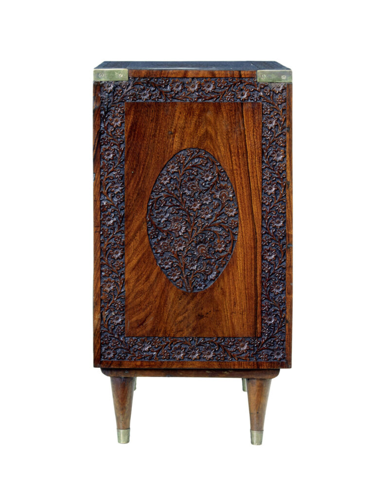 Mid 20th Century Carved Chest of Drawers by Fazal Rahim &Amp; Bros — image 3