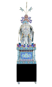Early 20th Century Large Chinese Cloisonne Enamel Elephant — thumbnail 10