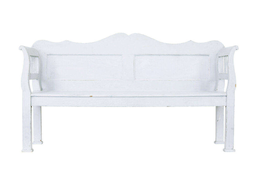 GUSTAVIAN INSPIRED 19TH CENTURY SWEDISH PINE BENCH