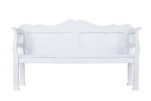 GUSTAVIAN INSPIRED 19TH CENTURY SWEDISH PINE BENCH