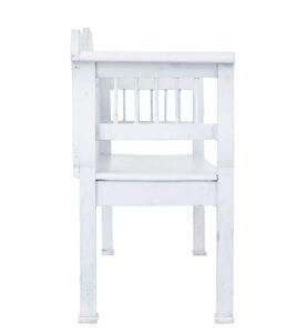 Gustavian Inspired 19th Century Swedish Pine Bench — thumbnail 6