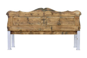 Gustavian Inspired 19th Century Swedish Pine Bench — thumbnail 4