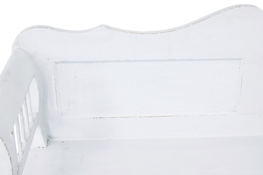 Gustavian Inspired 19th Century Swedish Pine Bench — image 2