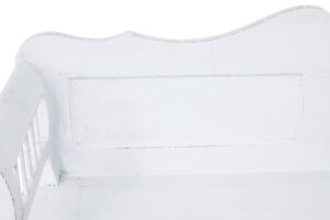 Gustavian Inspired 19th Century Swedish Pine Bench — thumbnail 2