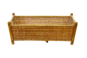 19th Century Scandinavian Woven Pine Basket — thumbnail 7