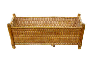 19th Century Scandinavian Woven Pine Basket — thumbnail 5