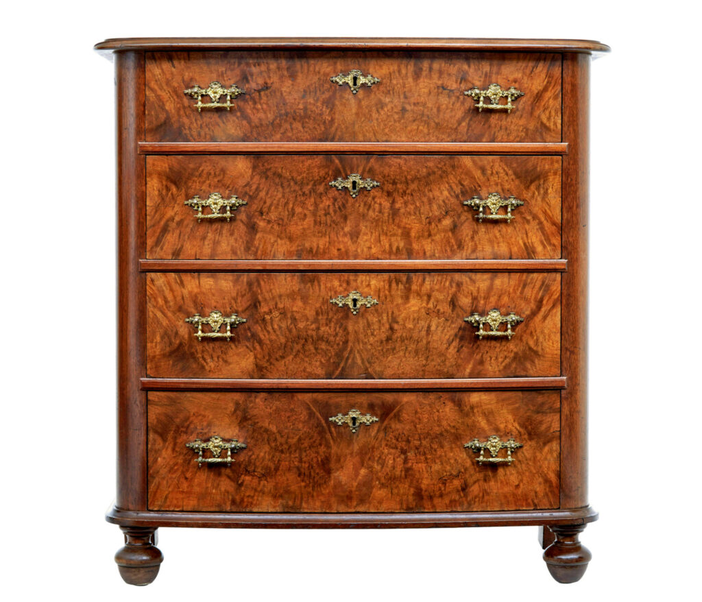 19th Century Burr Walnut Chest of Drawers