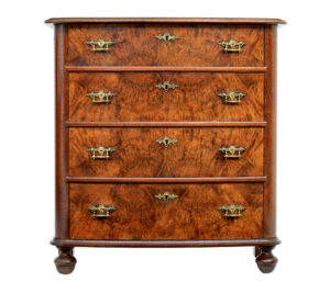 19th Century Burr Walnut Chest of Drawers — thumbnail 1