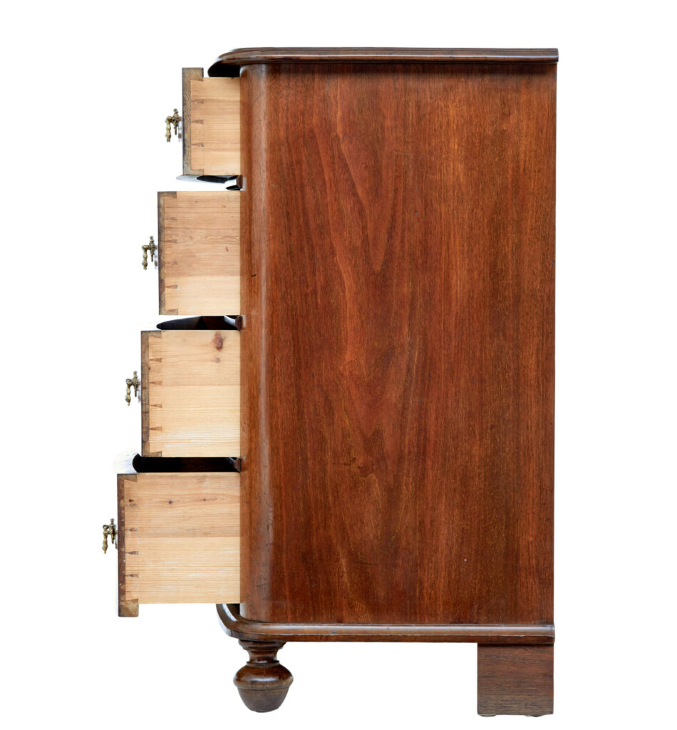 19th Century Burr Walnut Chest of Drawers — image 7