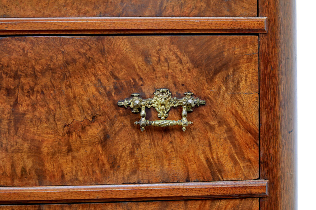 19th Century Burr Walnut Chest of Drawers — image 4